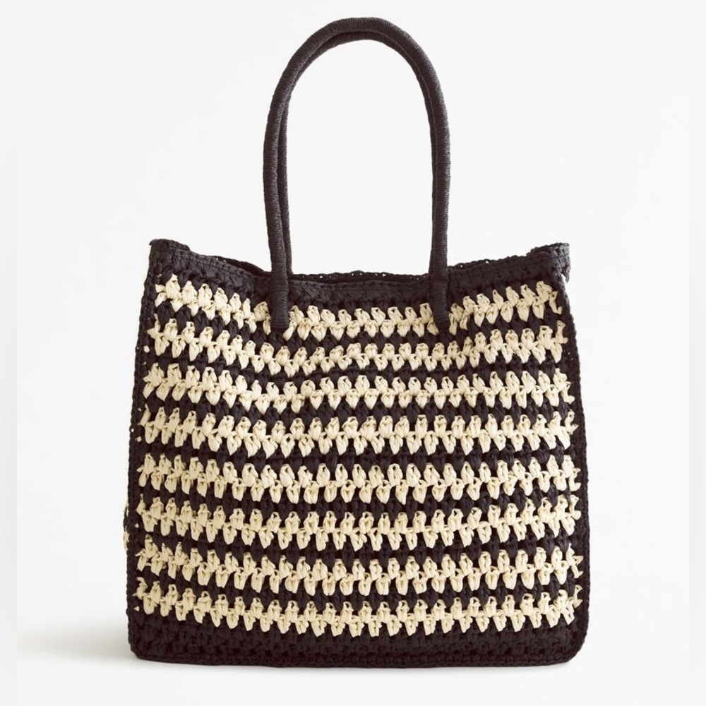 Abercrombie & Fitch Straw Tote Bag (NWT)